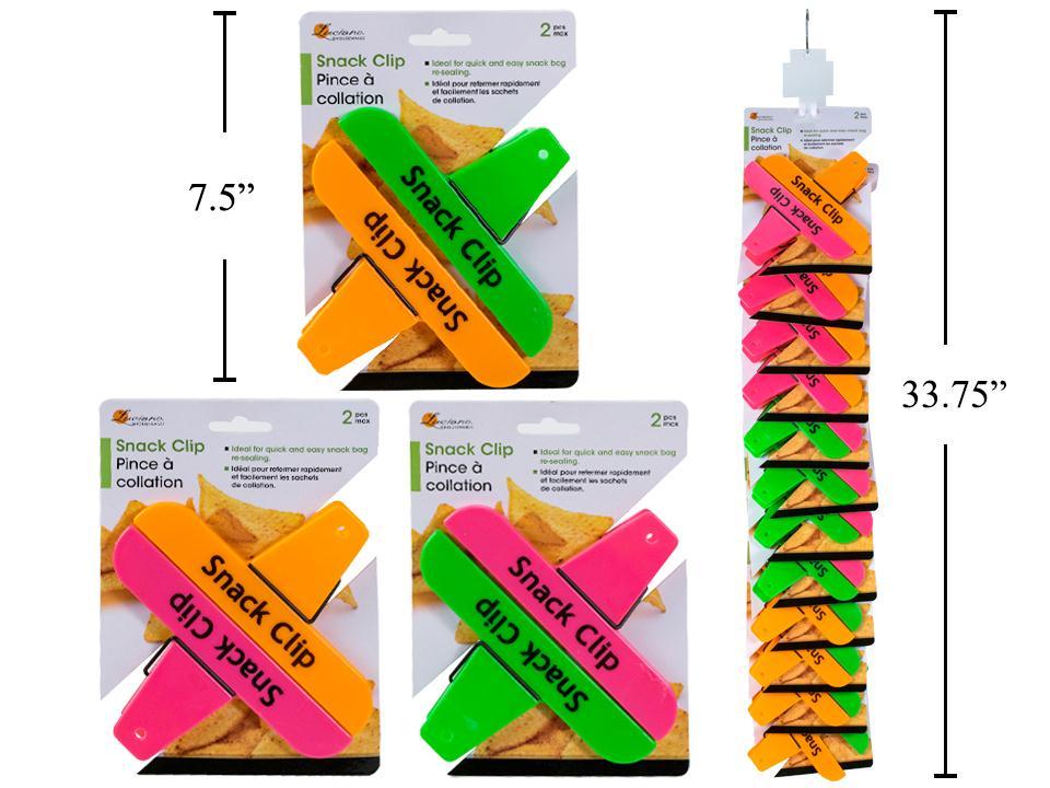 SNACK CLIPS LG 2PC