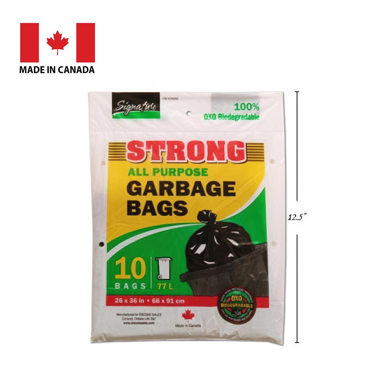 OUTDOOR GARBAGE BAGS 26x36in