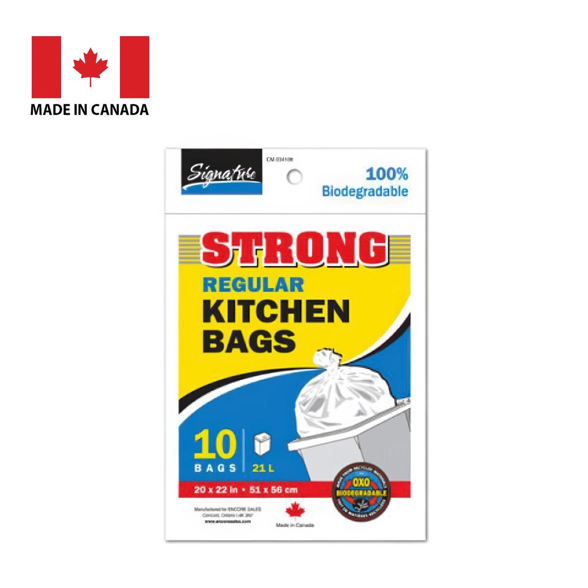 KITCHEN BAGS WH 20X22IN