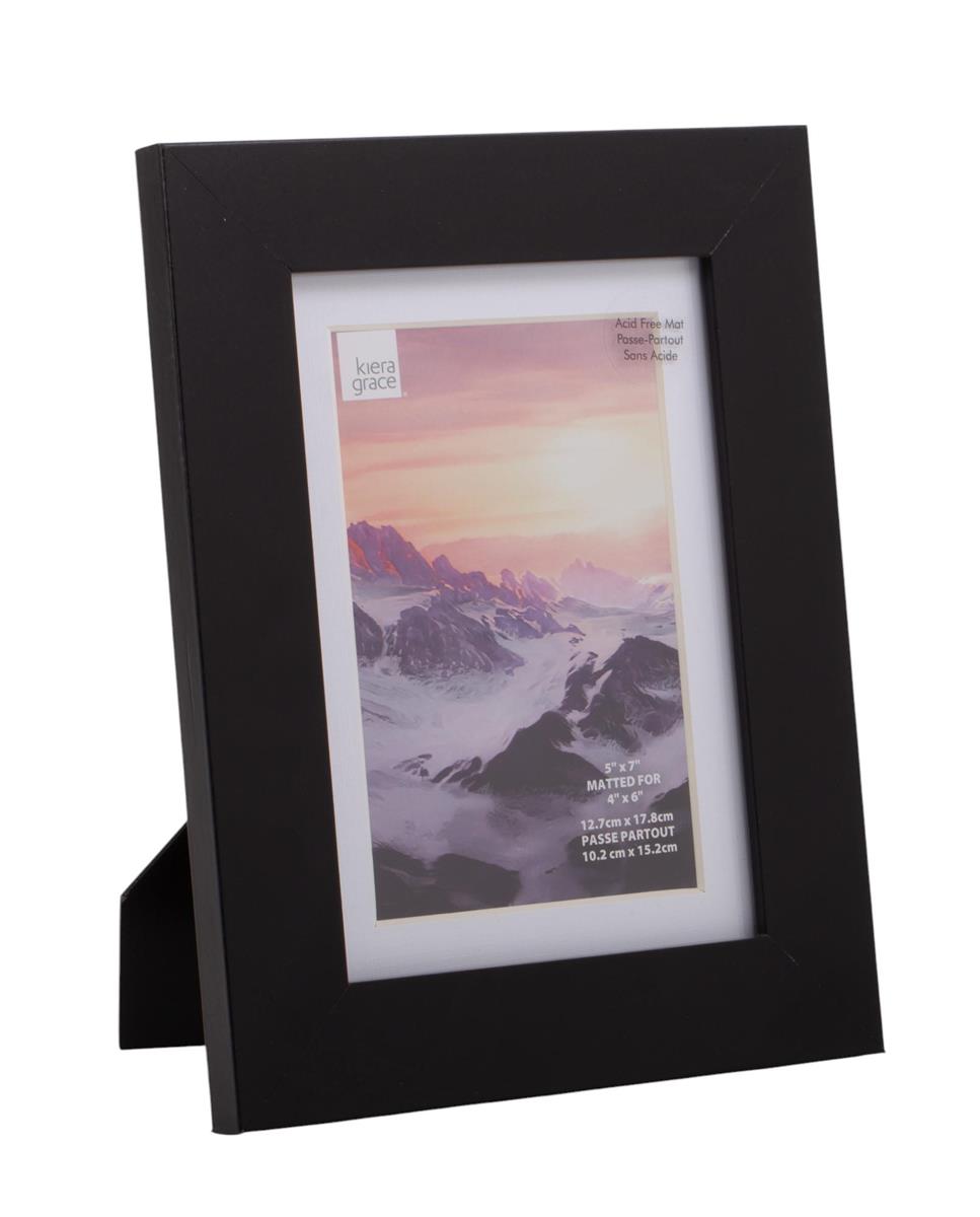 FRAME LANGFORD BLK MTTD 4X6IN