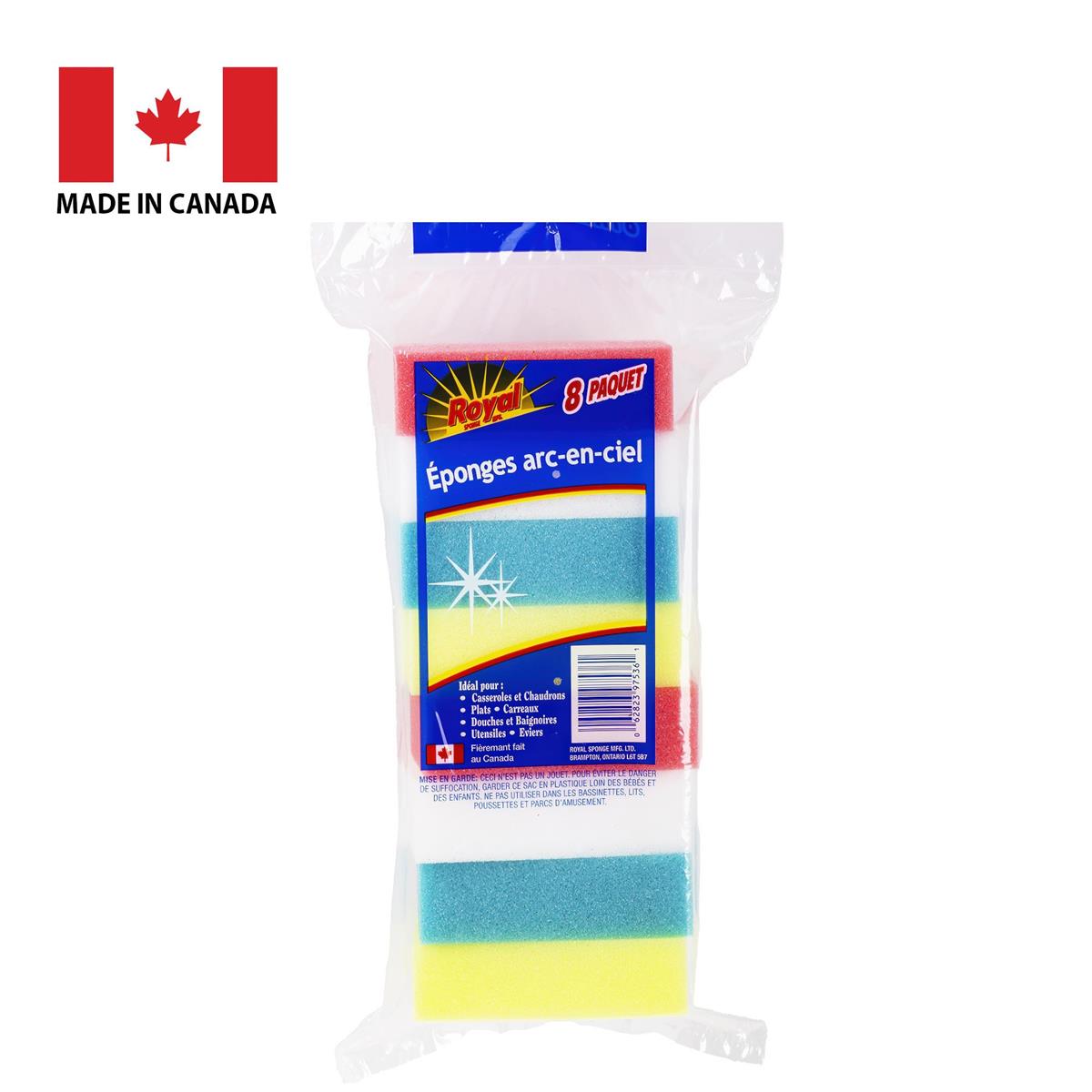 RAINBOW SPONGE 8PK