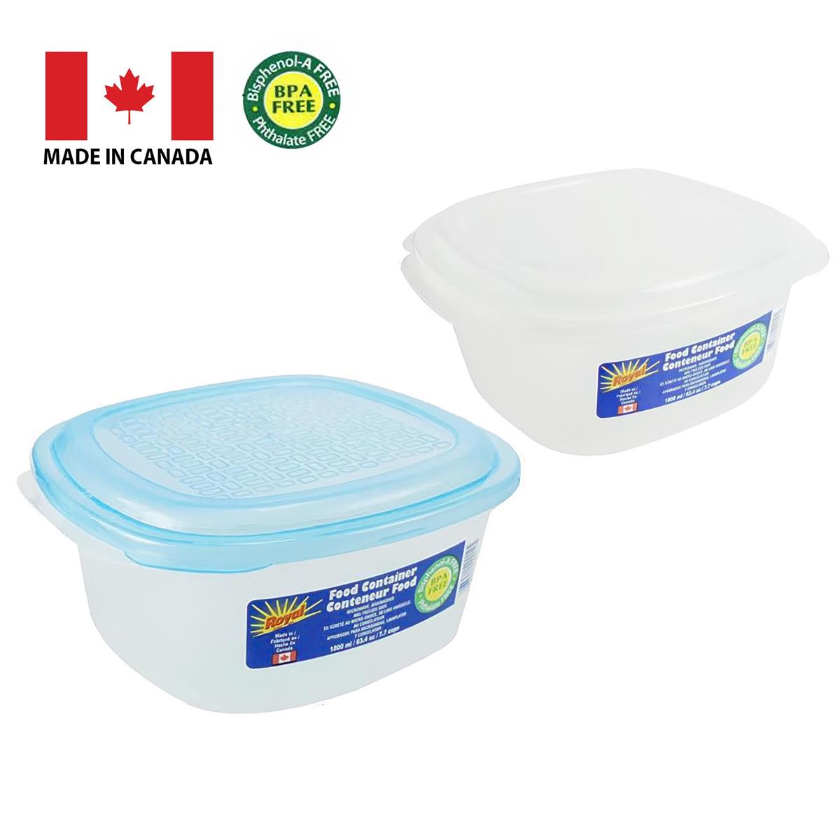 FOOD CONTAINER SQ 1800ML